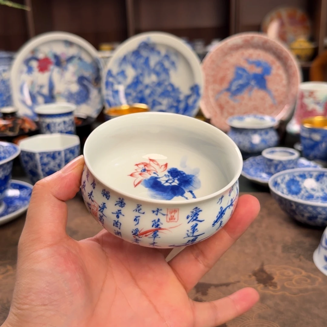 纯手工手绘陶瓷茶具