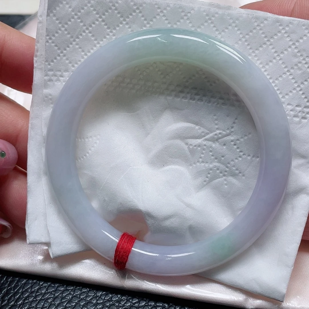 未镶嵌手镯翡翠缅甸翡翠手镯53圈