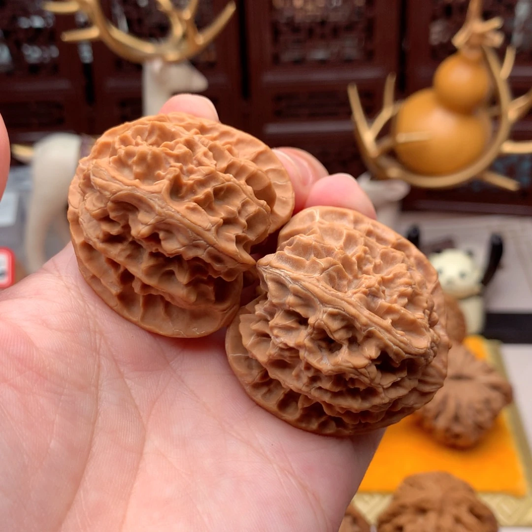 把件文玩核桃猗*座苹果园全品  1号
