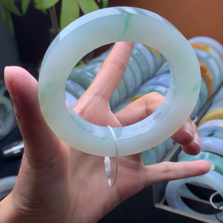 未镶嵌定制手镯定制翡翠定制56-65