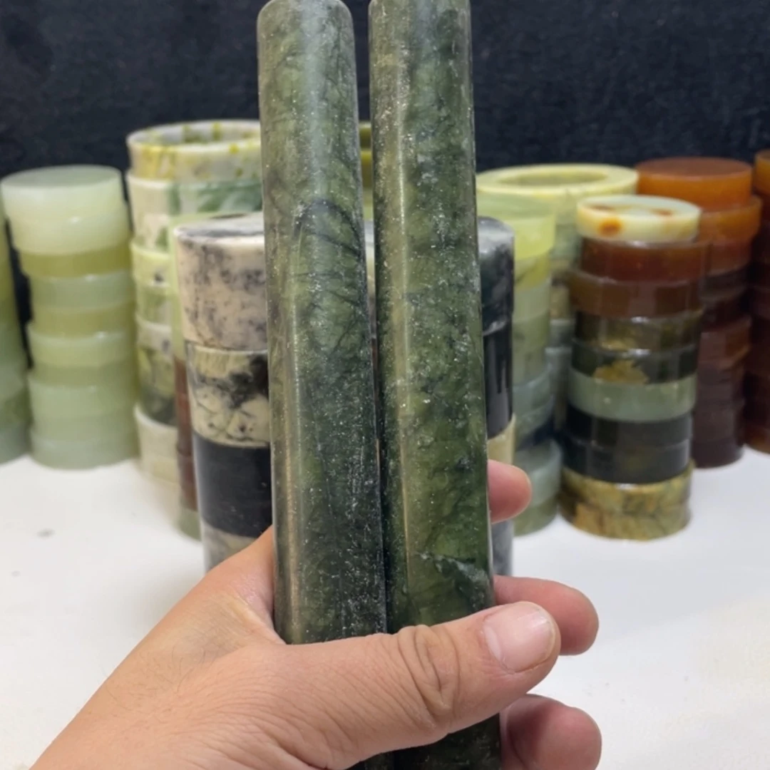 【闪购商品】蛇纹石玉珠宝半成品未镶嵌