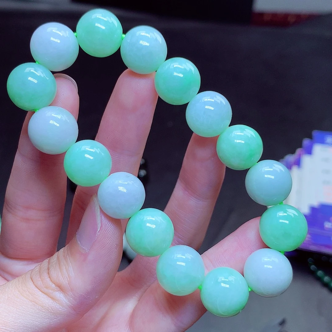 翡翠未镶嵌毛衣链