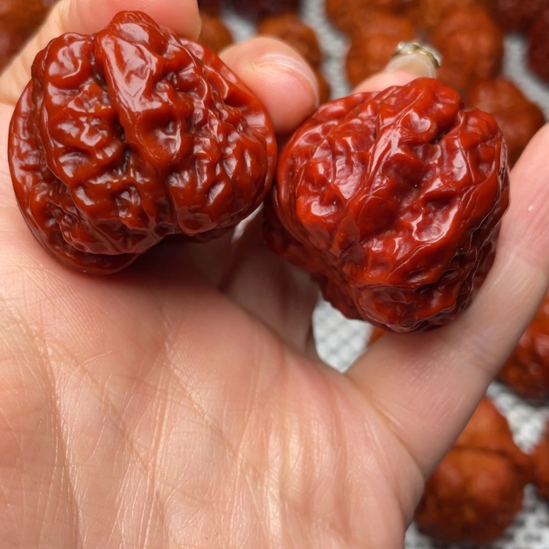 桃核吊坠文玩核桃 手把件 蛤蟆头 37