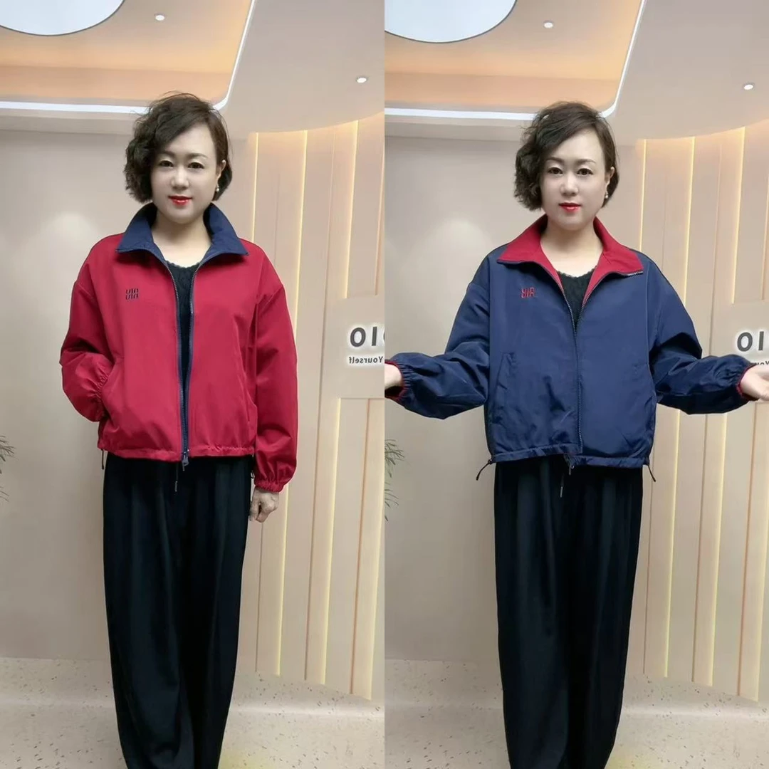 休闲减龄AB面两面服