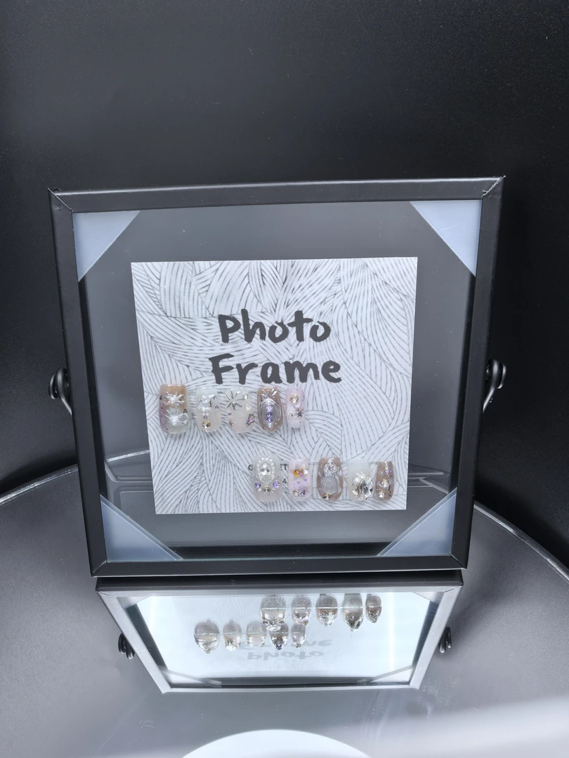 【Dandan出品】 茉曦 直角方 纯手工穿戴甲10片 小众款