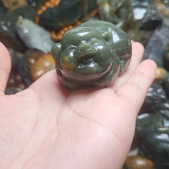 岫岩河磨玉（透闪石质玉）未镶嵌挂件