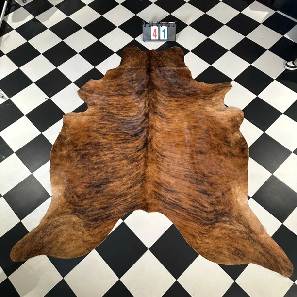 【本尼家】K41 250x215cm专拍牛皮地毯家用轻奢