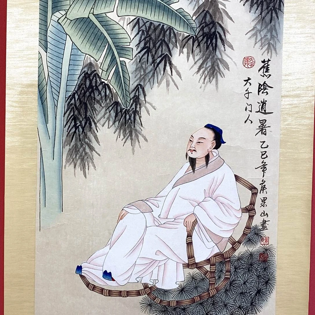 往***风国画侯果山老师作品路