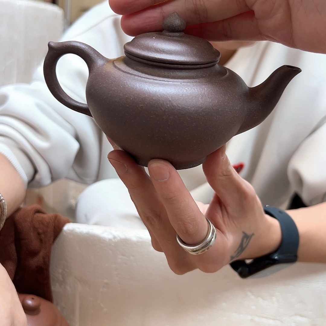 紫砂茶壶天青笑樱瑕