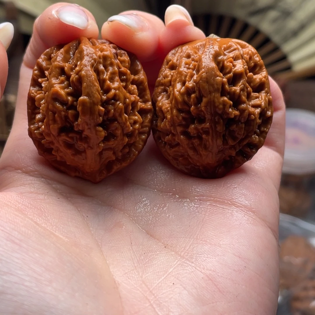 文玩核桃把件楸刀鱼47