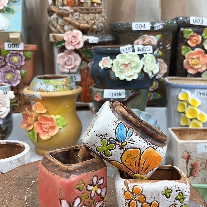 红陶粗陶花盆粗陶花盆