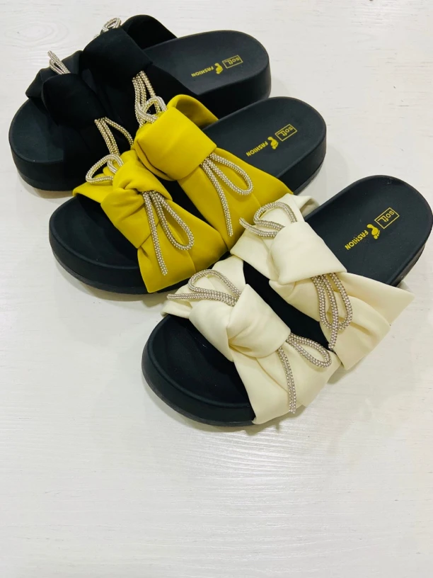 Y16欧洲站女鞋欧货夏季新款水钻莱卡布厚底拖鞋凉鞋