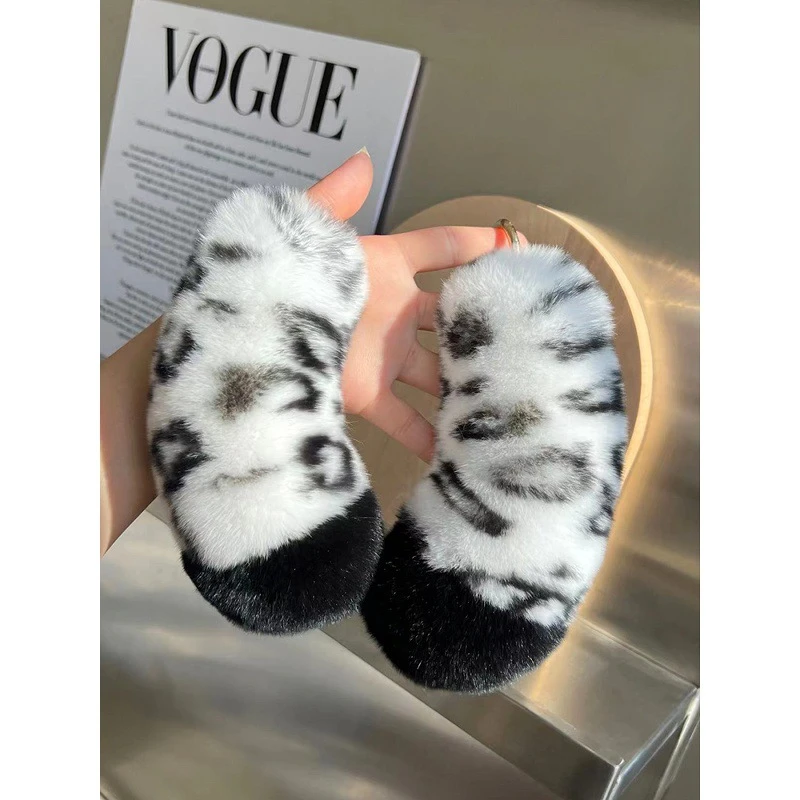 【雪豹尾巴】可爱獭兔毛汽车钥匙扣挂件毛绒绒情侣礼物书包包挂件