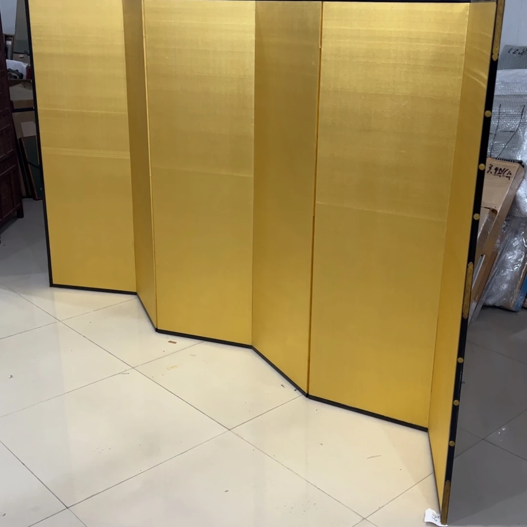 桥***早绘画屏风框画茶空间设计