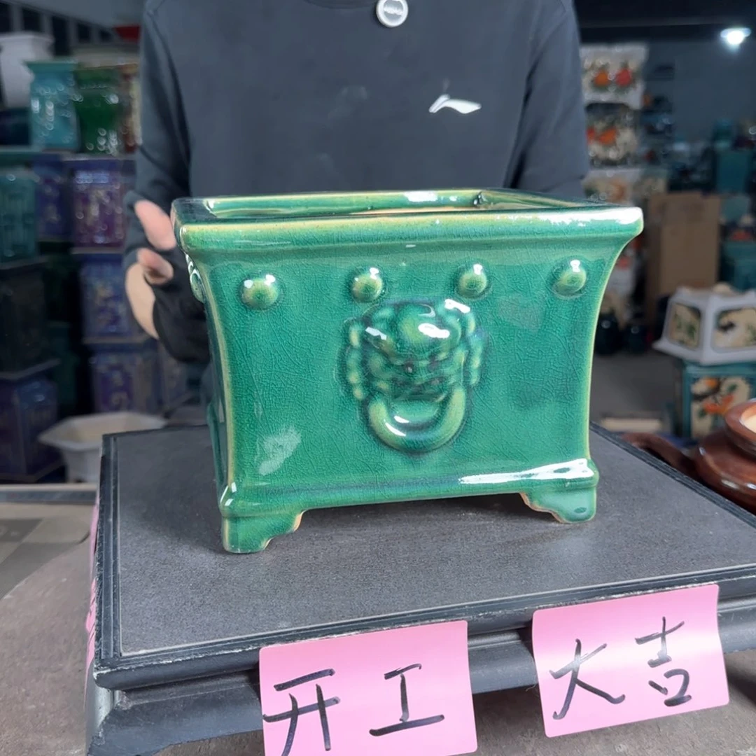 一风堂石湾花盆。微瑕