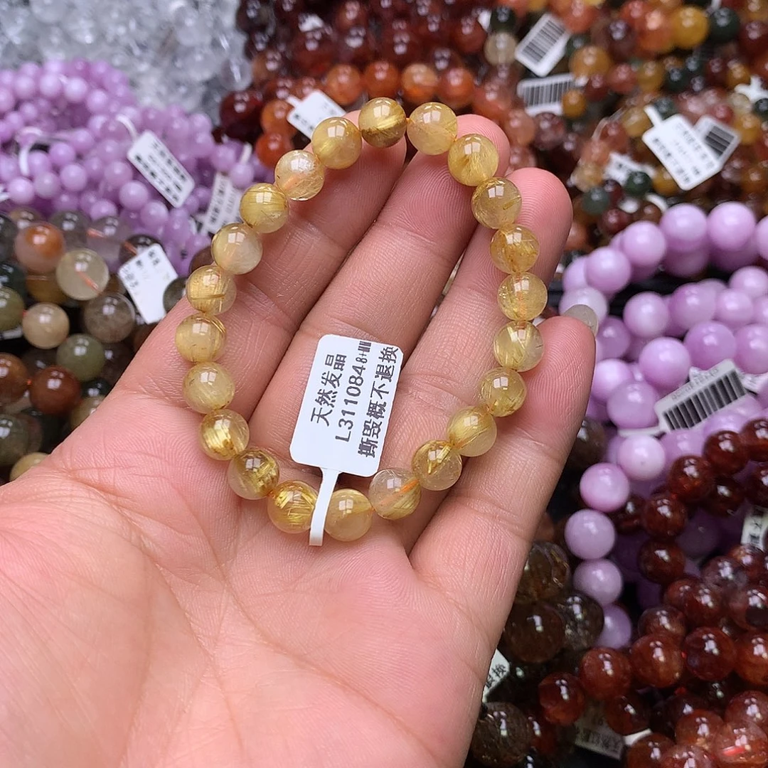 水晶手链未镶嵌，，