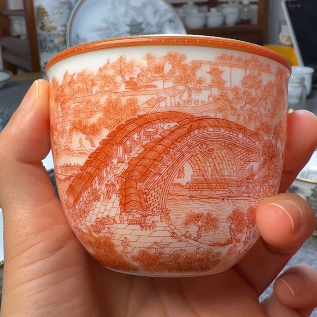 西*村陶瓷陶瓷矾红矾红