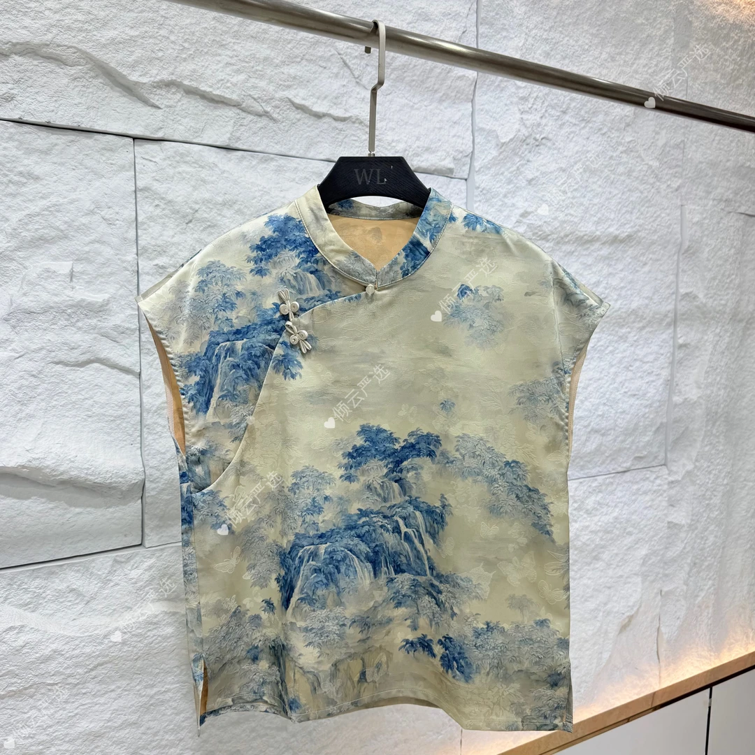 【倾云】原创设计师新中式上衣女夏季复古国风 KK7736