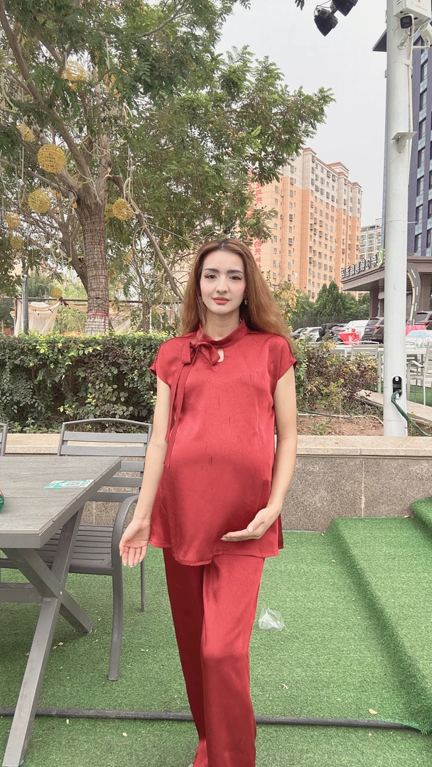 孕妇夏季休闲套装，孕妇裤子套装，孕妇舒服休闲套装，孕妇上衣裤子