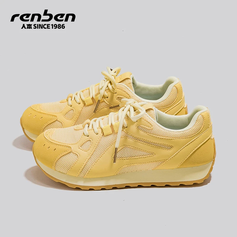 人本官方旗舰店秋季新款时尚休闲鞋女爆款运动板鞋欧若精灵风女款