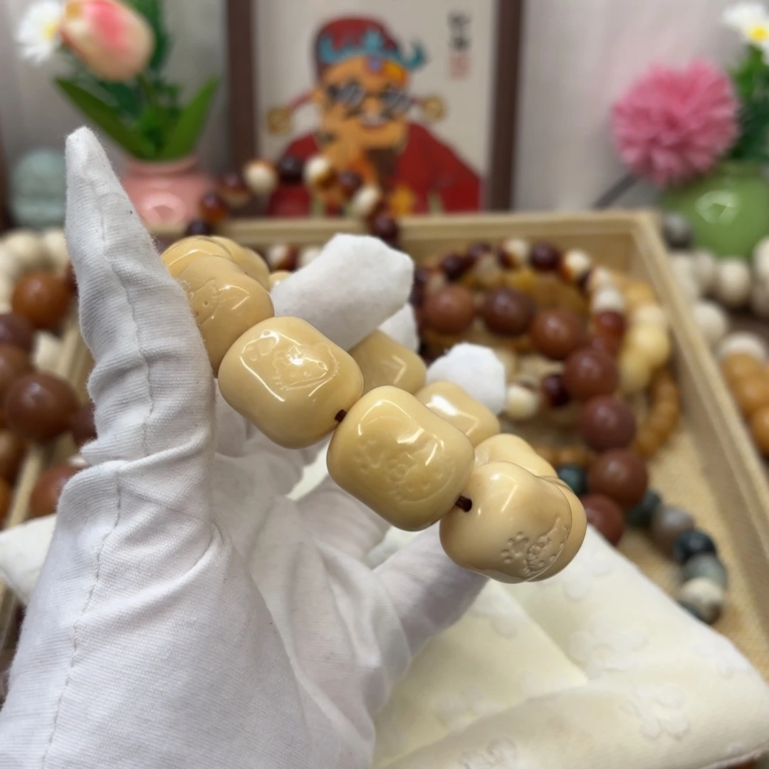 菩提根/象牙果吊坠牙果瑕疵机抛911