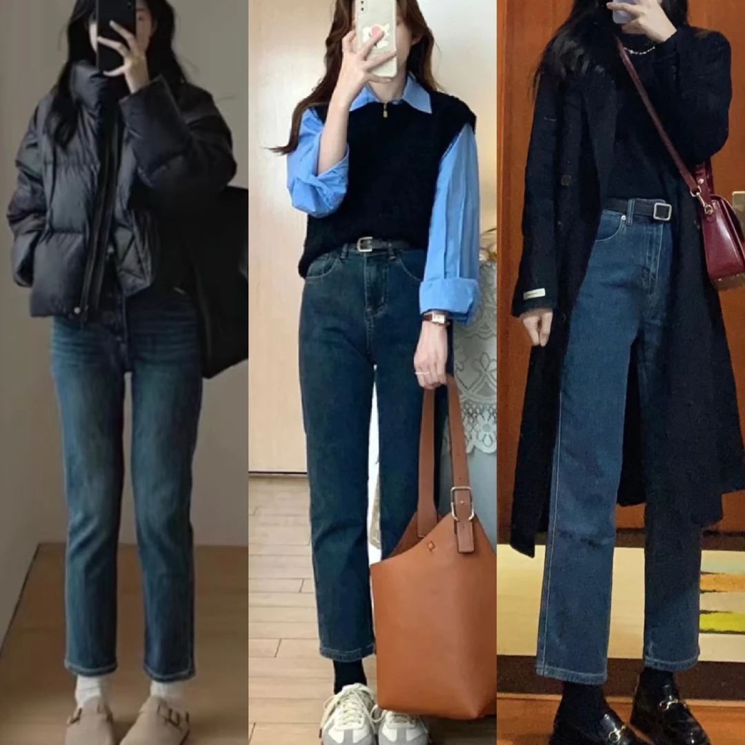 伊～2024冬季新款弹力加绒烟管裤（实拍看图五）