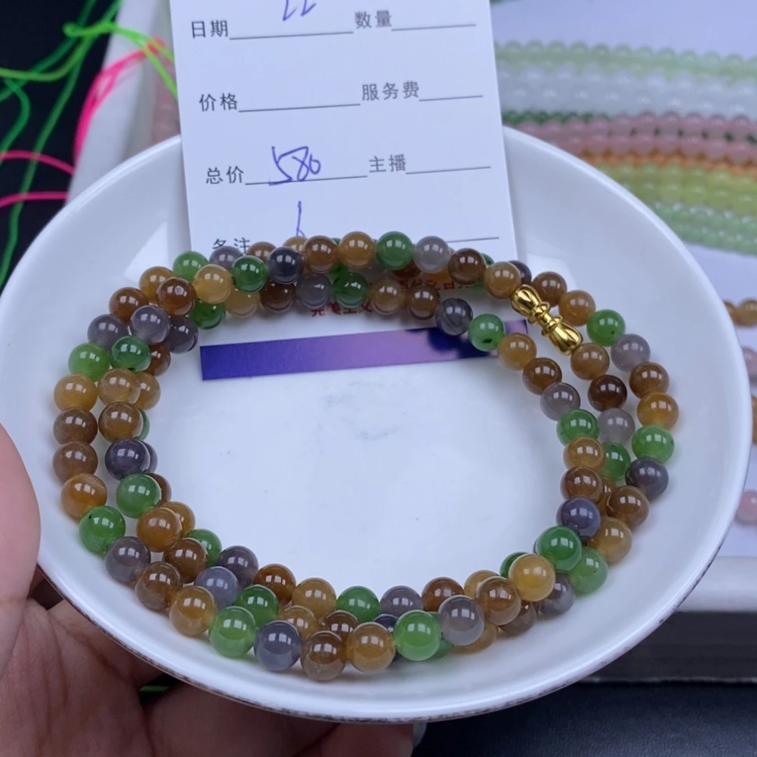 和田玉未镶嵌颈饰散珠批发