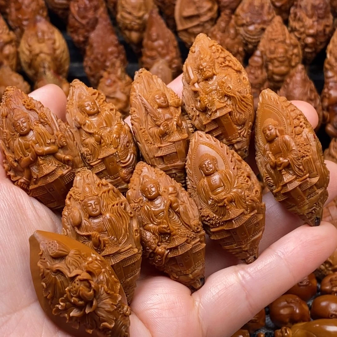 橄榄核手串/手链2.3万佛手串 脖挂