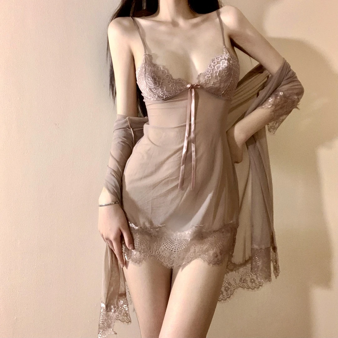 【奢睡款】性感睡衣纯欲吊带蕾丝睡裙套装睡衣女款爆款2025新款