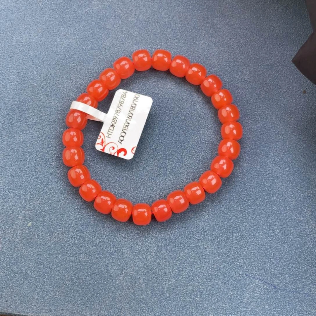 南红玛瑙手串儿未镶嵌