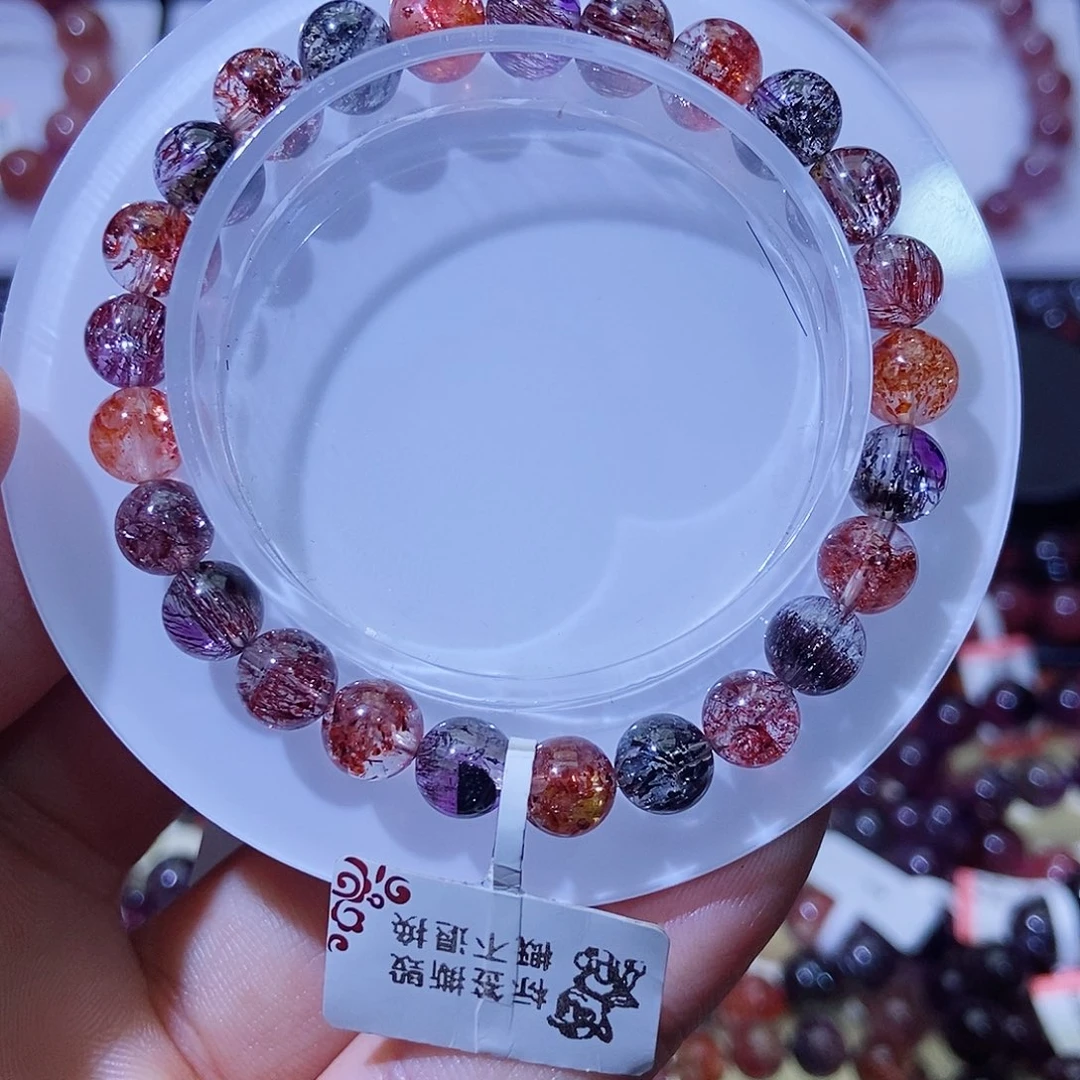 水晶手链未镶嵌彩超七