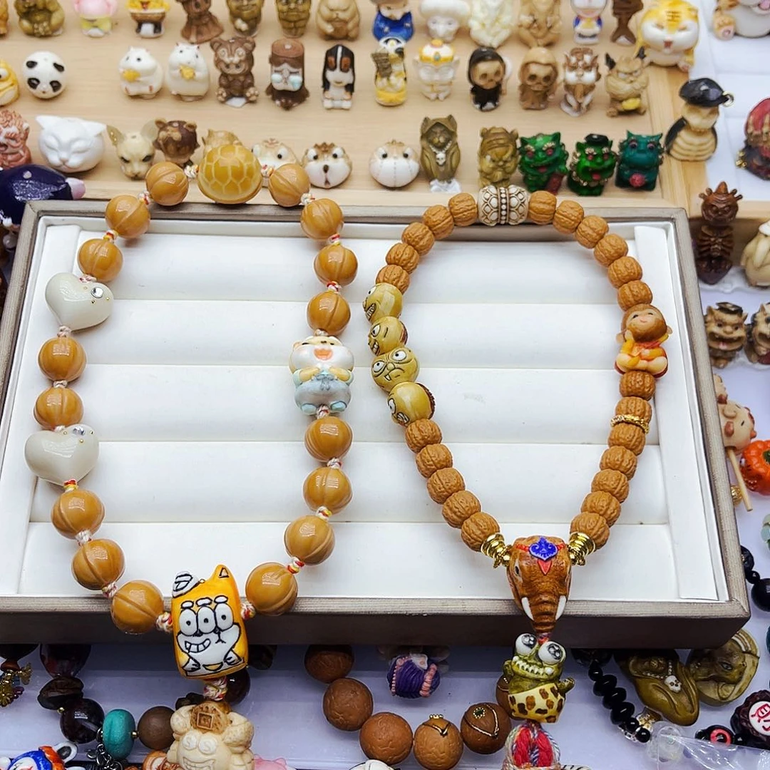 其他鹿骨手工打磨配饰