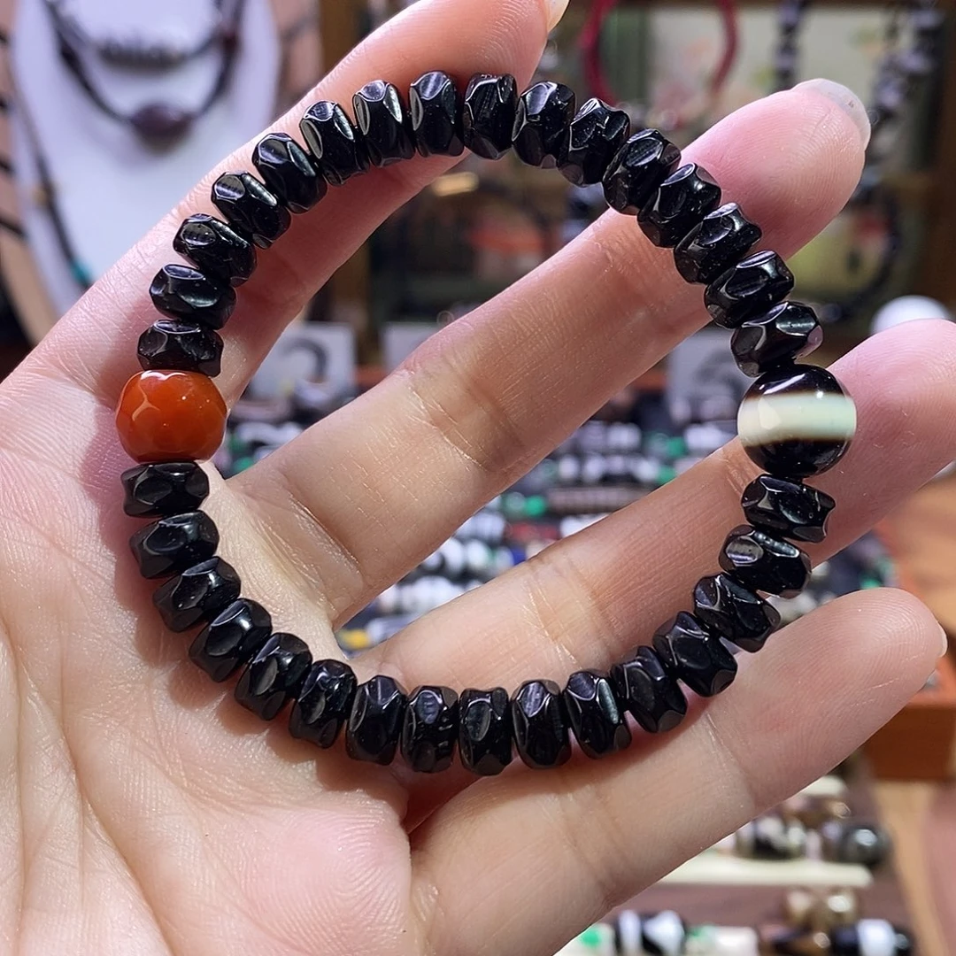 玛瑙/玉髓合金颈饰