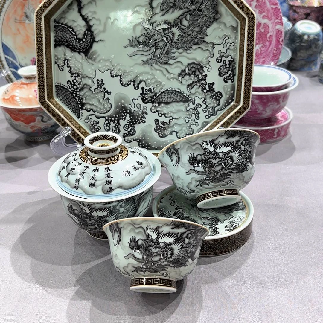 瓷片景德镇瓷器精品展示