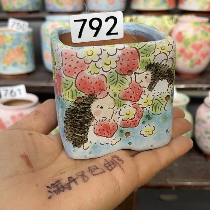 手工制作多肉花盆