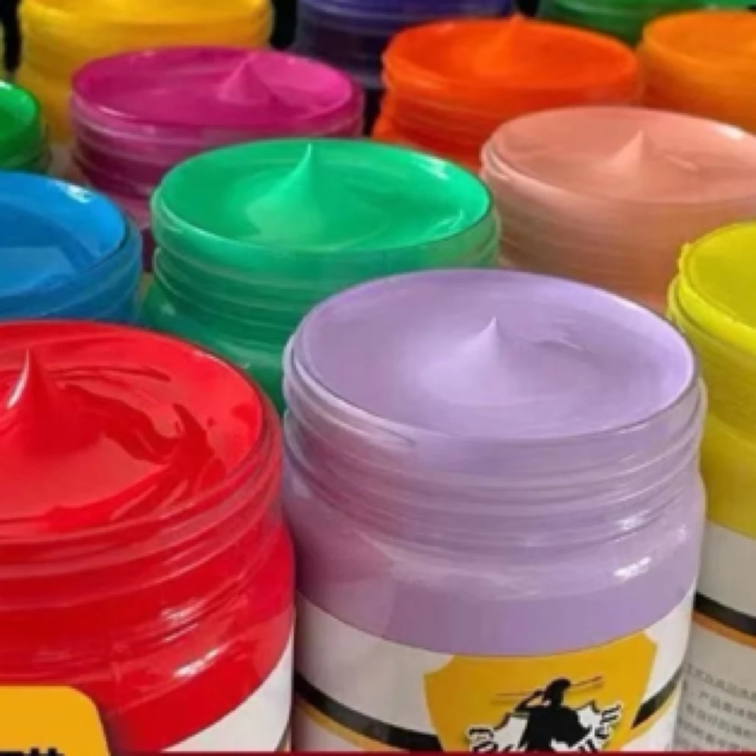 无异味防暴晒彩色丙烯颜料儿童彩绘手工DIY湖蓝肌理画葫芦