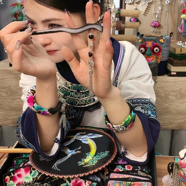 花岗石铁合金发簪