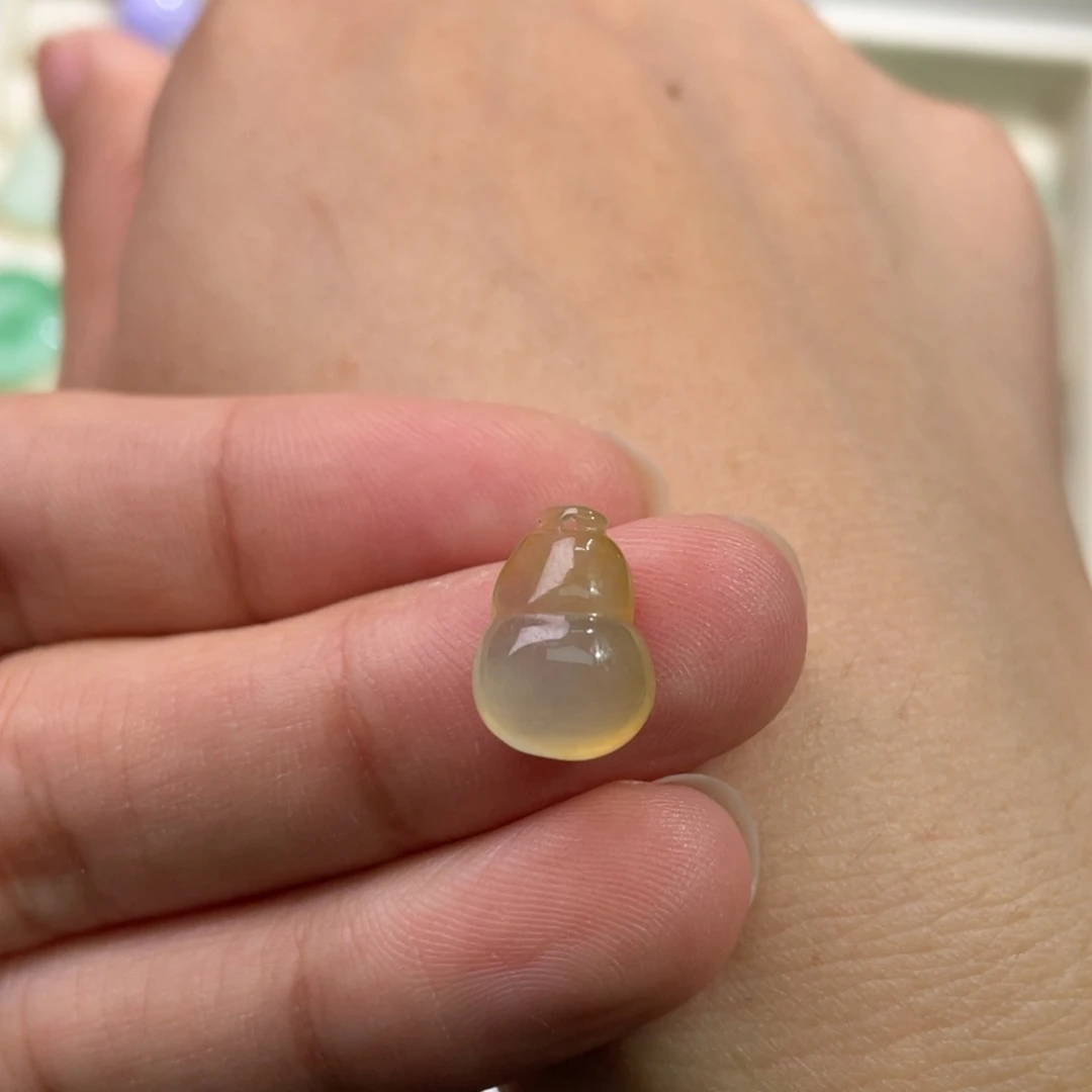 颈饰未镶嵌翡翠葫芦04