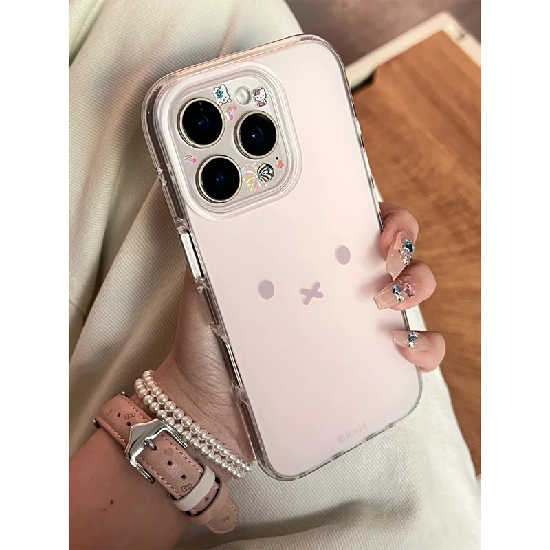 BANCA可爱米菲兔适用苹果16/15promax大孔手机壳华为vivo小米oppo