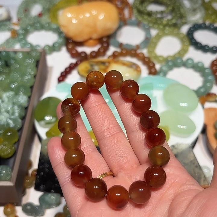 蛇纹石玉未镶嵌手串