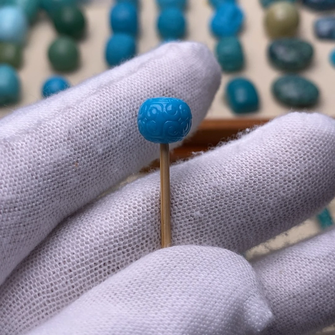 绿松石未镶嵌绿松石回纹9.2