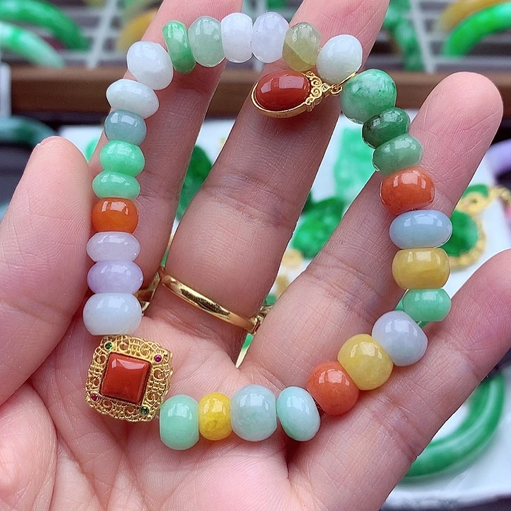 翡翠颈饰银S925镶嵌翡翠