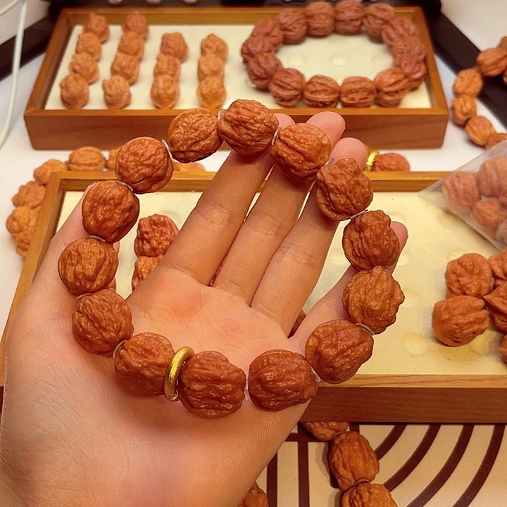 子***豆文玩核桃手串小核桃手串