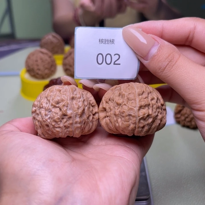 文玩核桃把件南瓜墩42.002