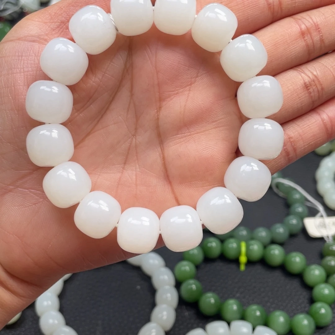 和田玉未镶嵌手链