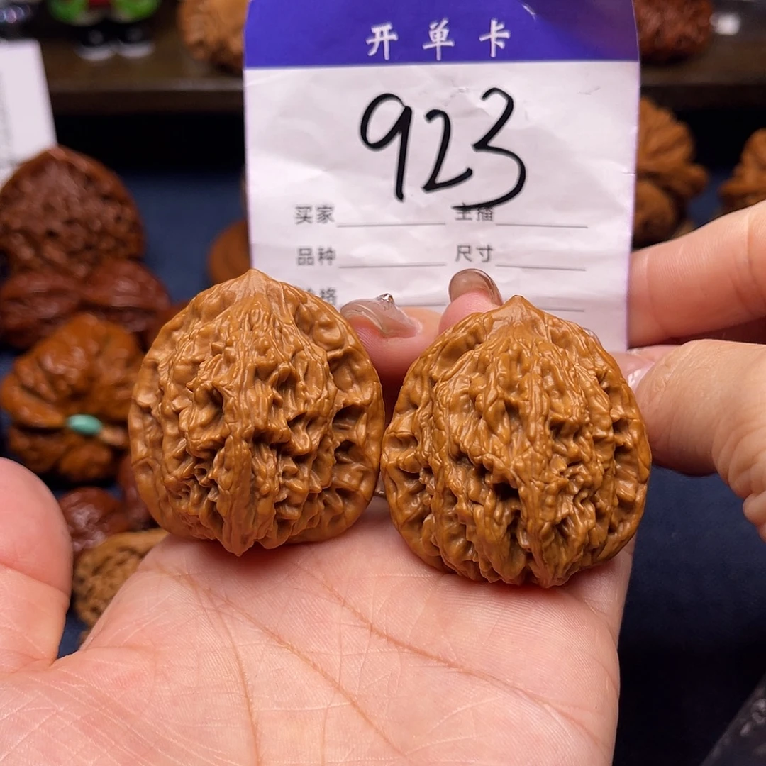 吊坠文玩核桃麦穗虎头40