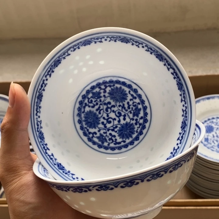 碗景德镇高温细白瓷餐具