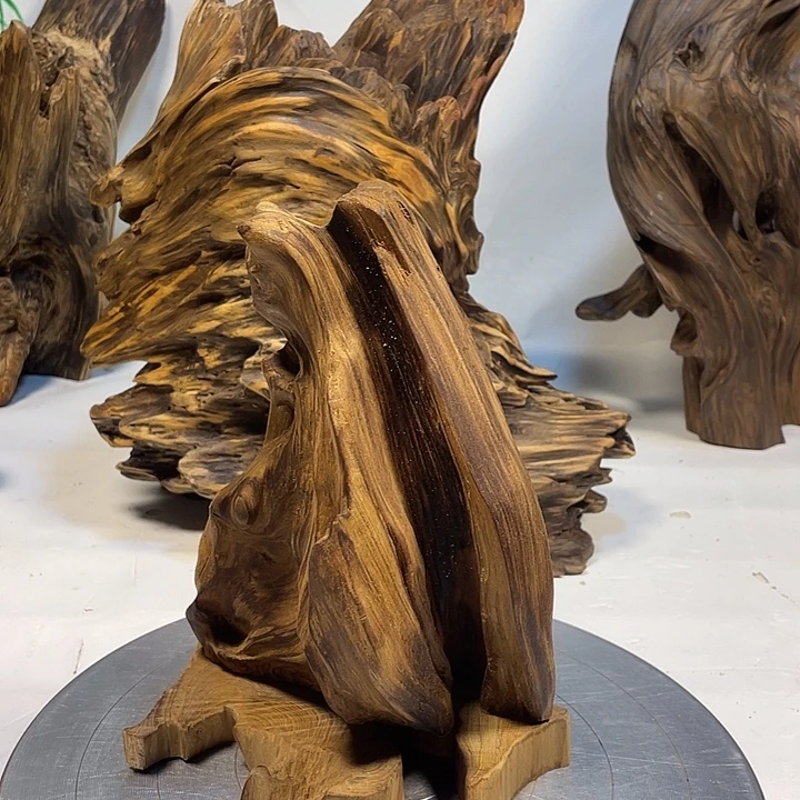 程***拾木直播间一物一拍3件摆件