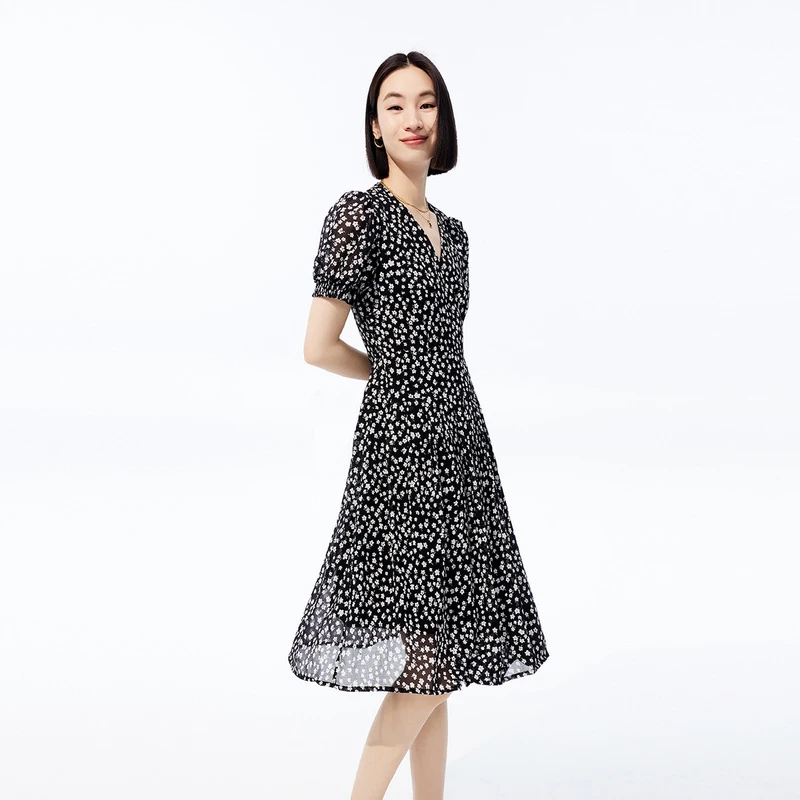 LILY夏新款女装连衣裙123229C7E05