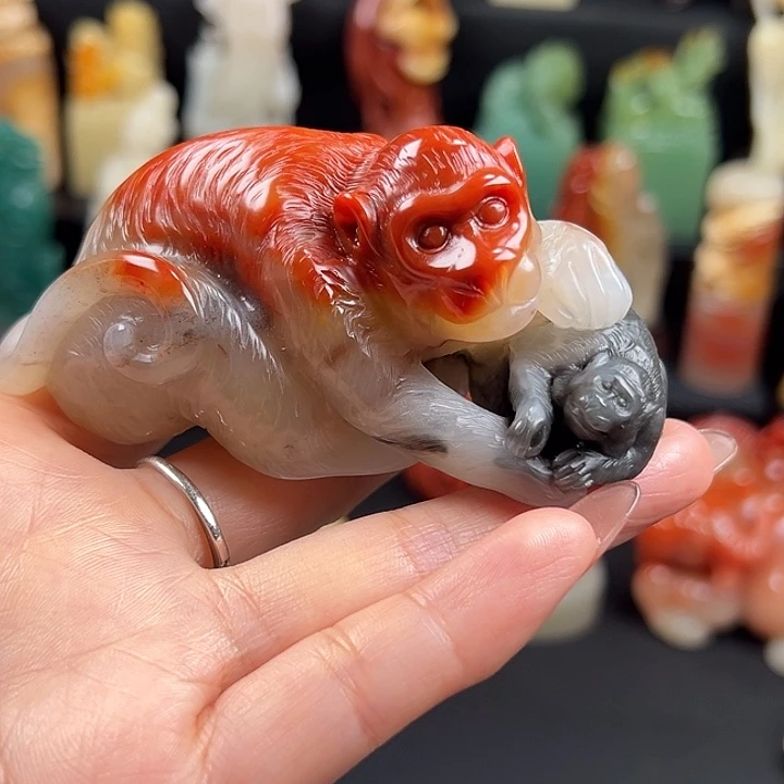 (***土寿山石高山水冻石